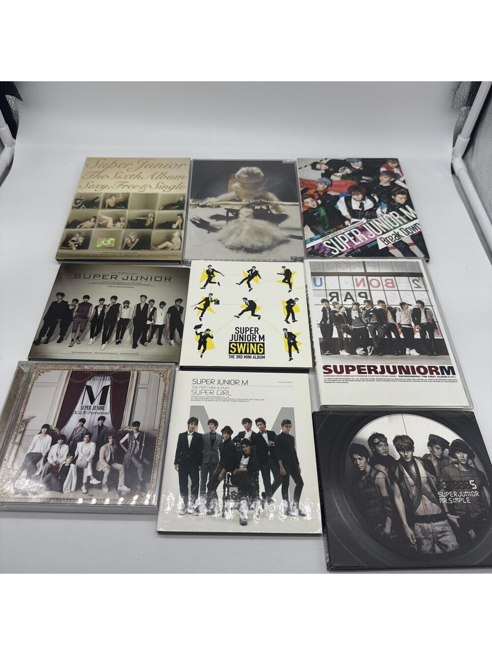 KPOP MUSIC CD LOT SUPER JUNIOR K-POP Korean Albums